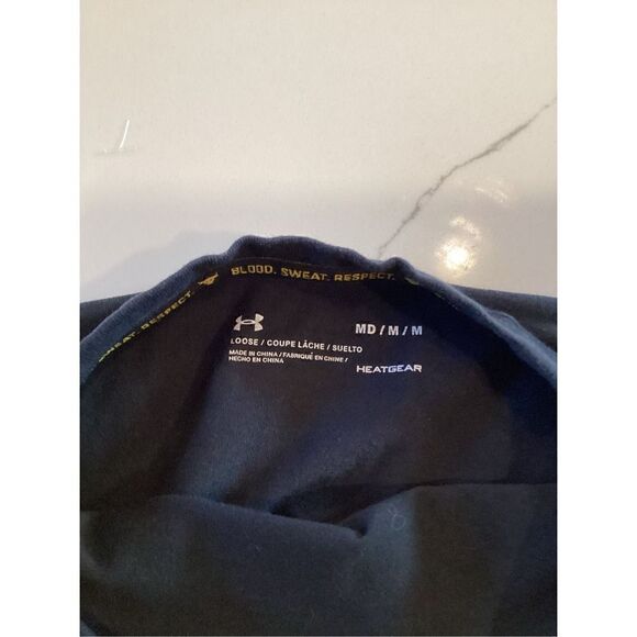 Under Armour x Project Rock Sz M Pay Your Dues Shirt Long Sleeve Black - Picture 7 of 9